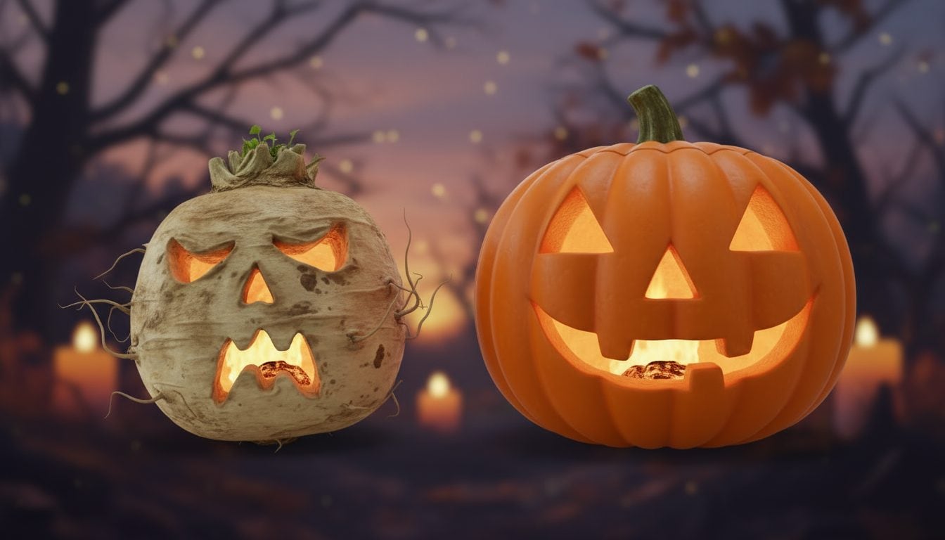 Zucca Halloween Jack O'Lantern Illustrazione Vettoriale - Illustrazione