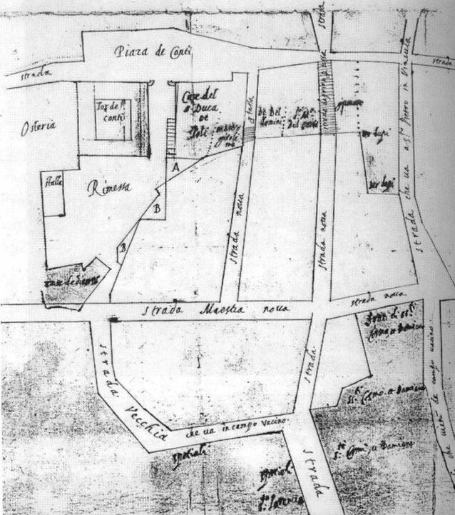 pianta Torre dei Conti