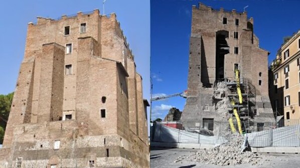 torre dei conti prima e dopo