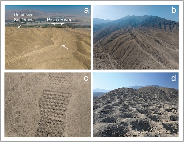 Alcune delle 5200 buche di Monte Sierpe. Credit: Bongers et al.