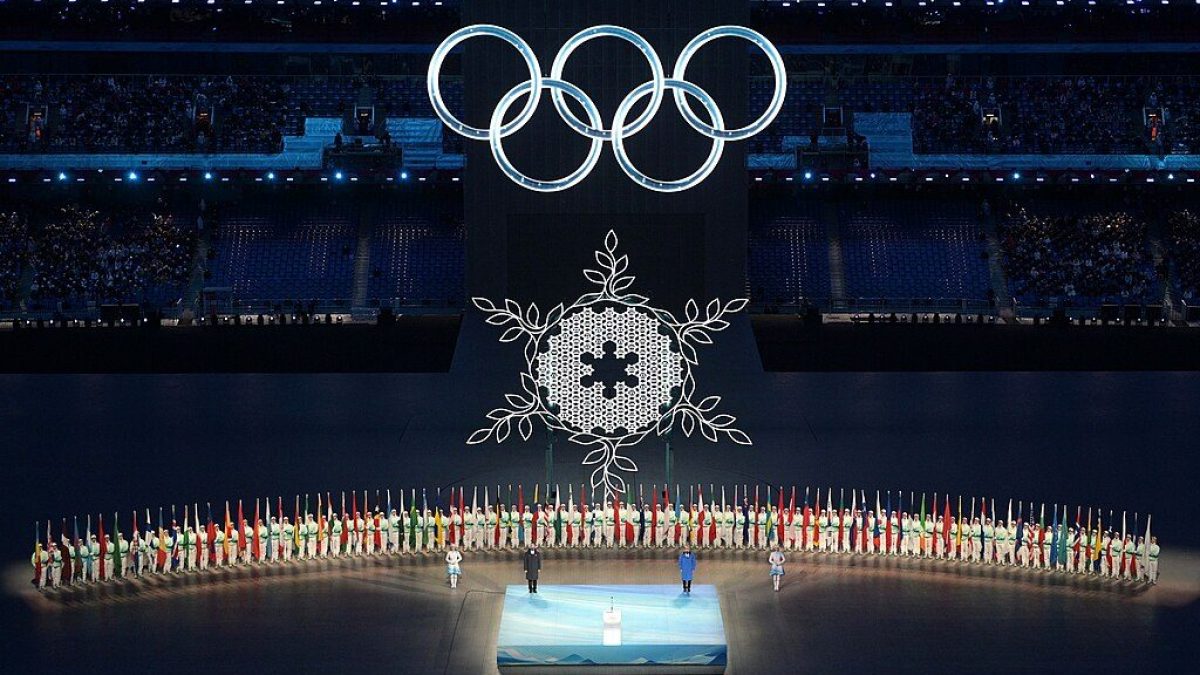 Un momento della Cerimonia di Apertura delle ultime Olimpiadi invernali, a Pechino nel 2022