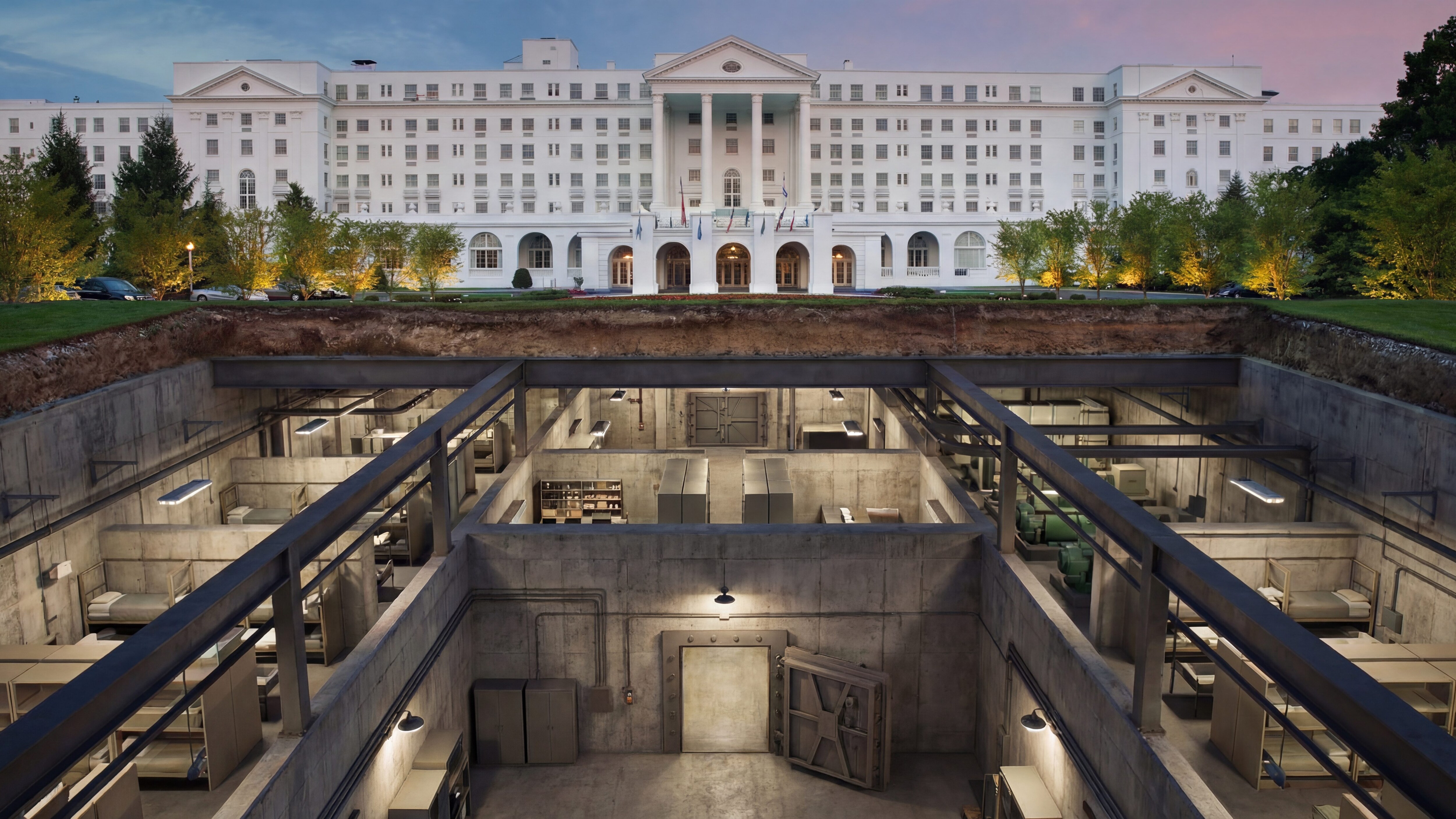 La storia del bunker antiatomico Greenbrier rimasto segreto sotto terra per 30 anni in USA