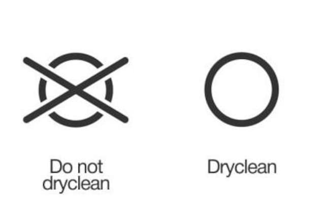 simboli dryclean