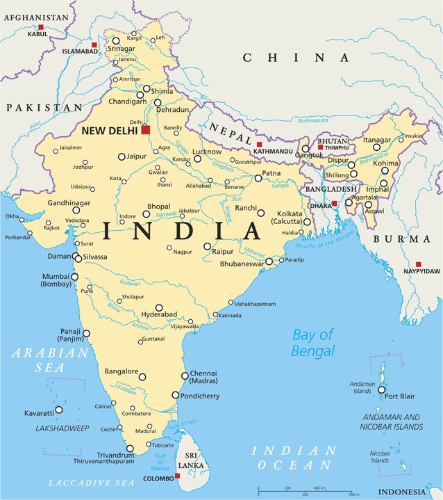 mappa-india