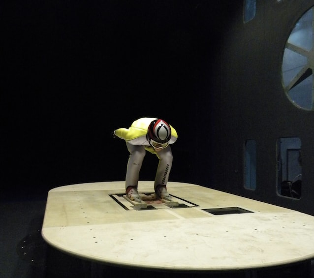 salto con gli sci glaleria del vento