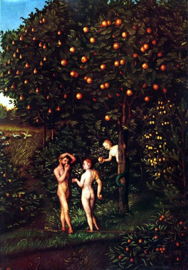 Albero della conoscenza di Lucas Cranach il Vecchio