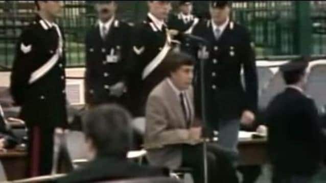 Buscetta durante il maxiprocesso