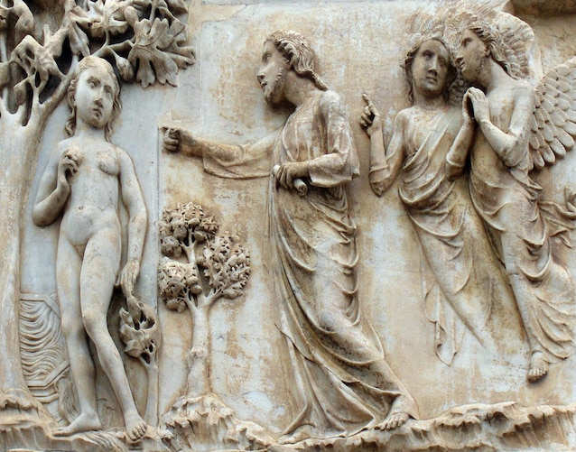 L'episodio scolpito sulla Cattedrale di Orvieto