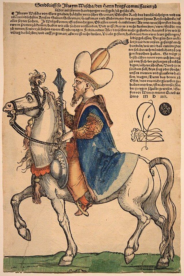 Pargali Ibrahim Pascià, gran visir ottomano nel XVI secolo