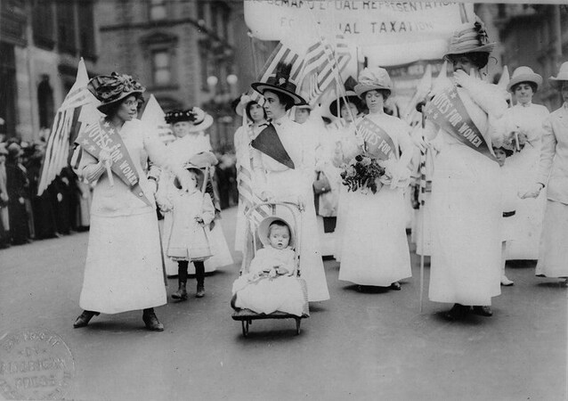 Suffragette negli Stati Uniti nel 1912