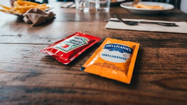 bustine ketchup e maionese