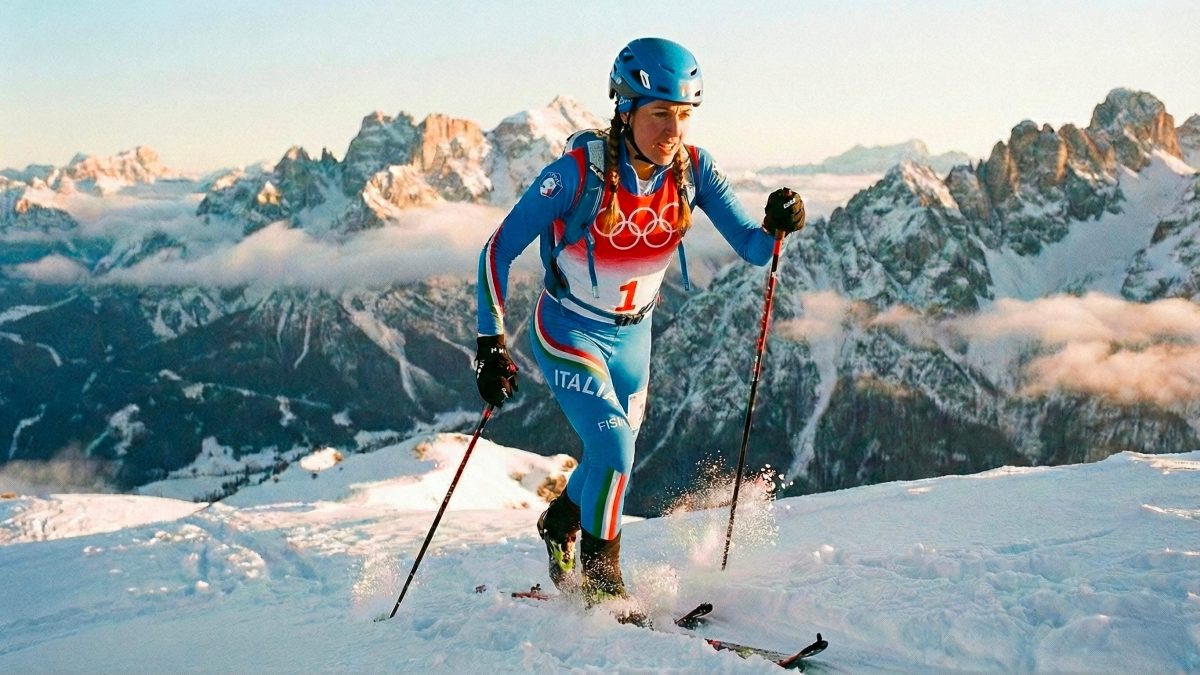 donna sci alpinismo italia