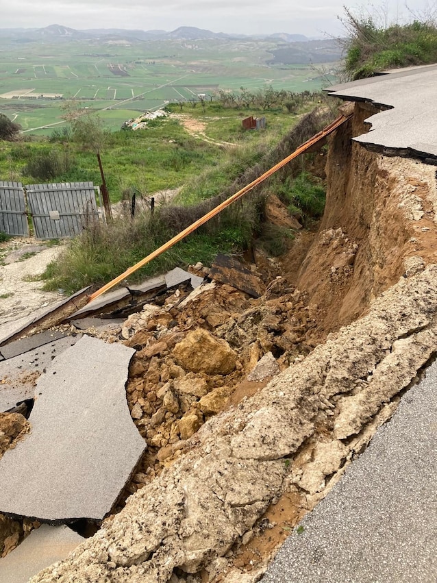 frana niscemi 16 gennaio