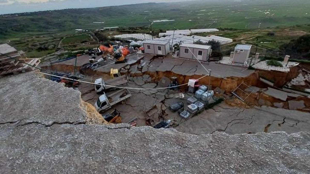 frana niscemi sicilia