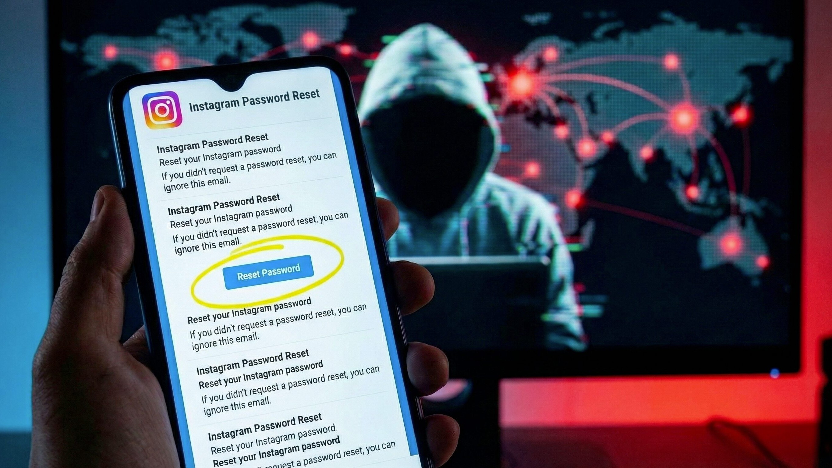 password reset instagram