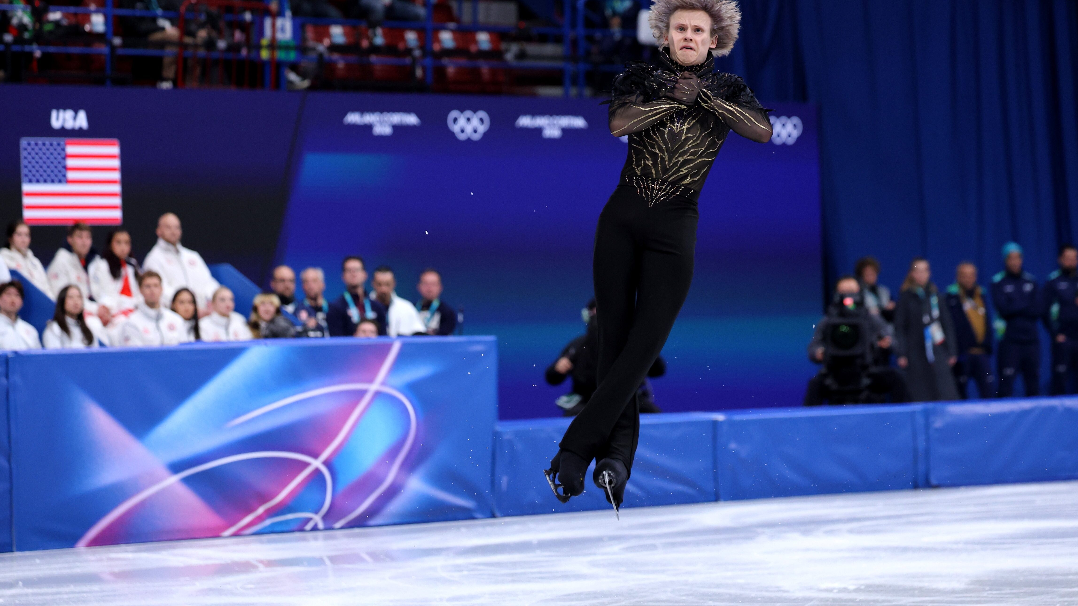 Malinin col suo quadruplo Axel