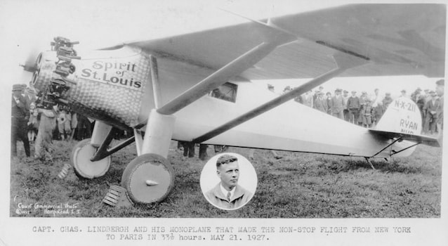 L'aereo di Lindbergh (Credit Wikimedia Commons)