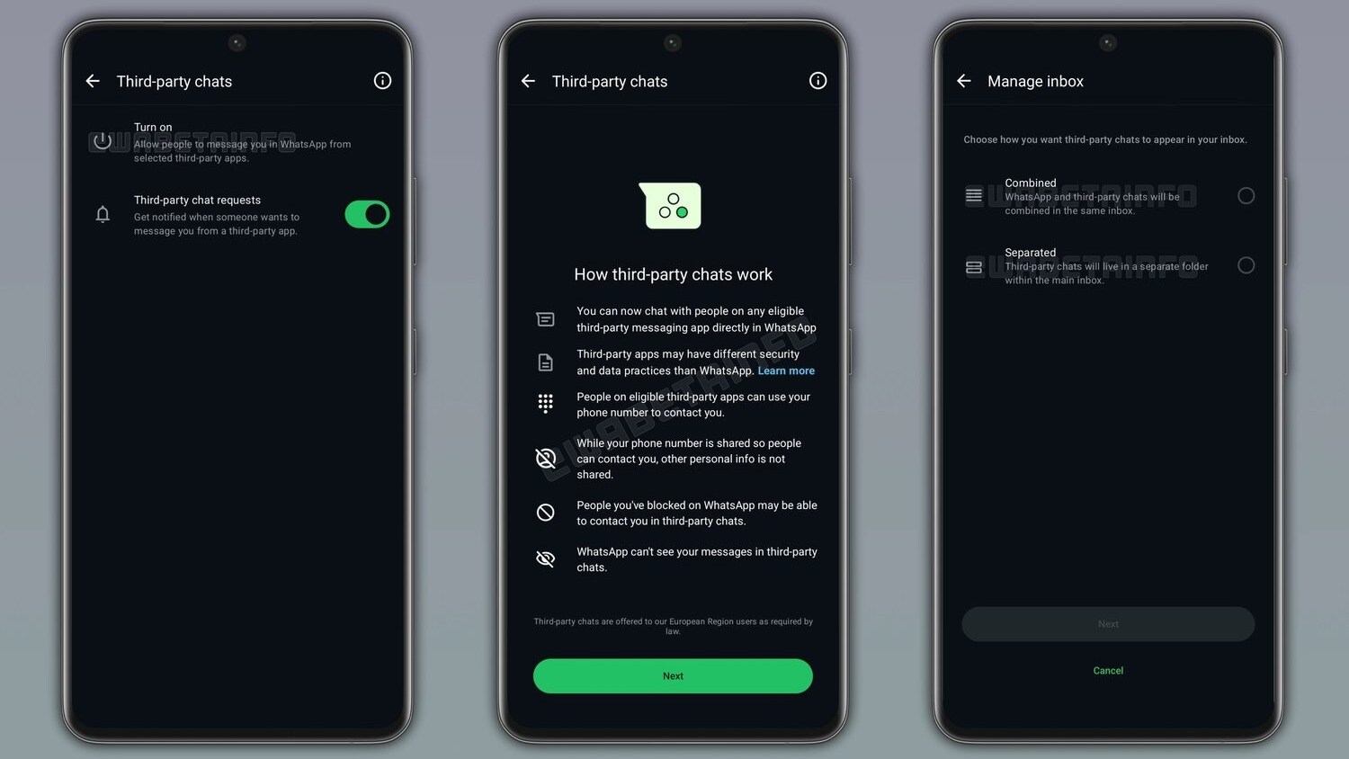 whatsapp chat di terzi