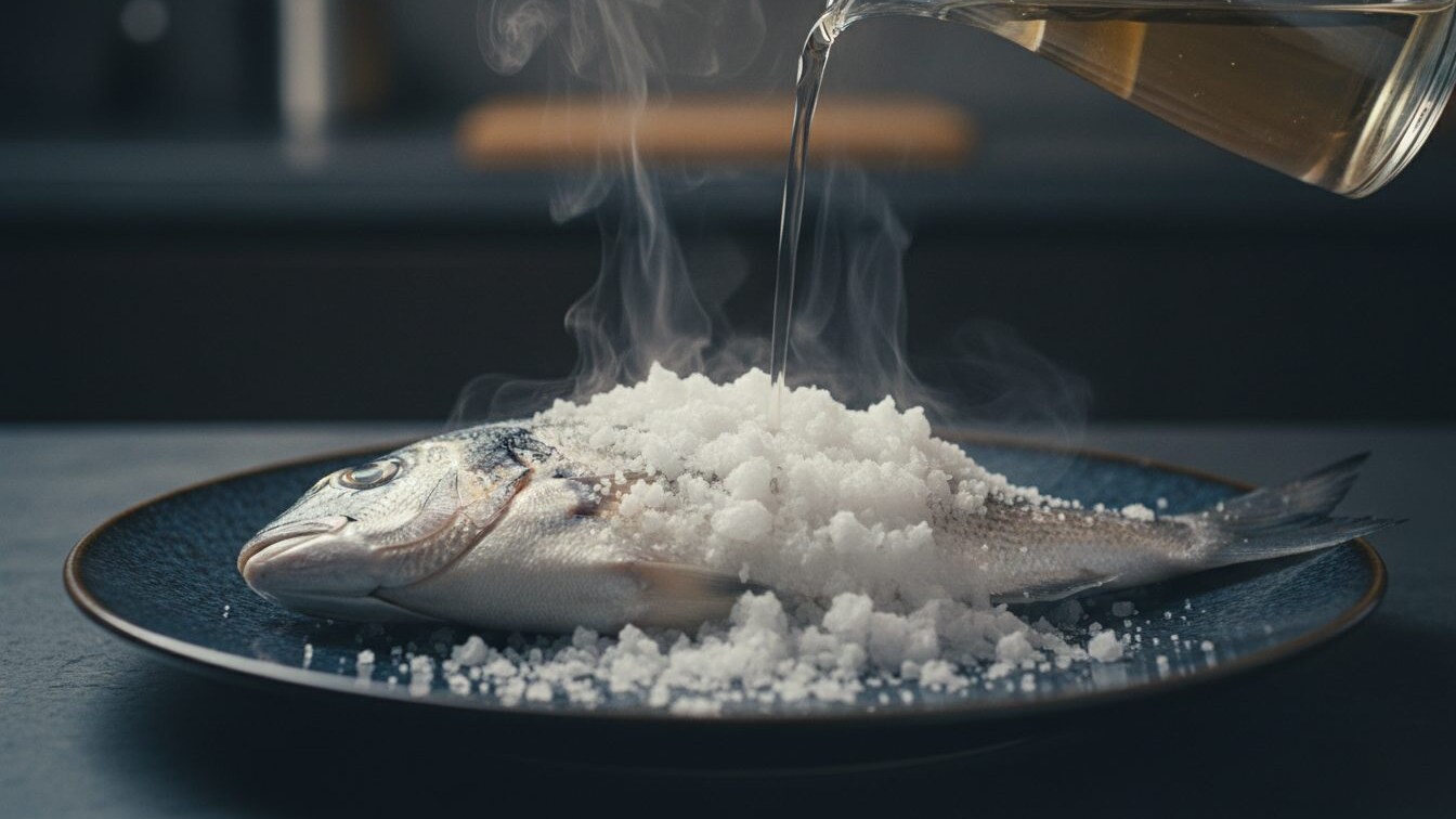 Il “Sale Vivo” o “Sal Viva” dello chef Ángel León: come si fa a cucinare il pesce con la chimica