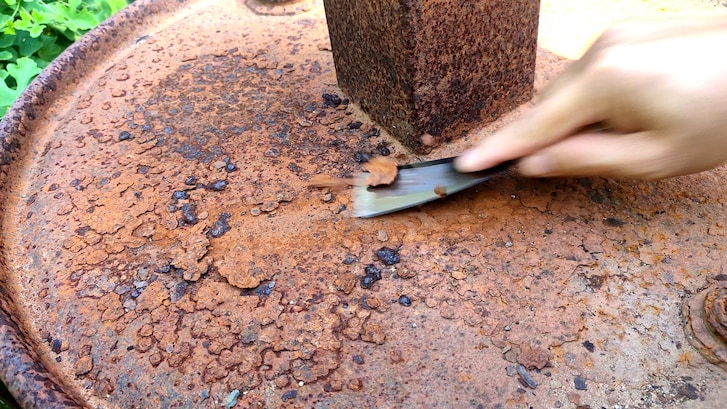 rimuovere la ruggine