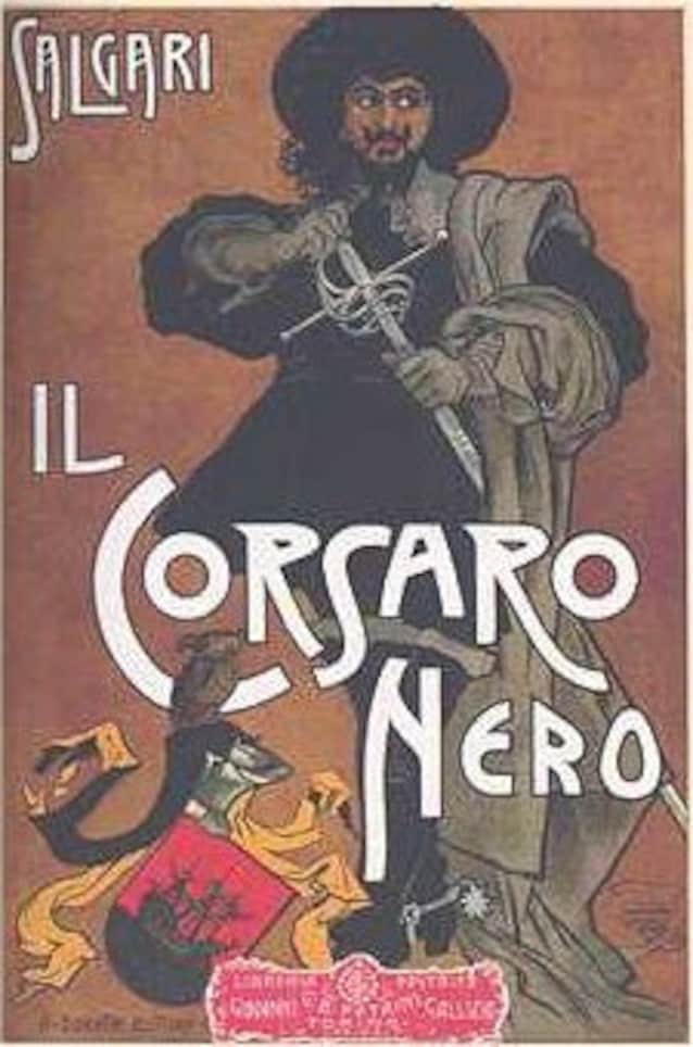 Il Corsaro Nero, edizione del 1898, credit Wikimedia Commons