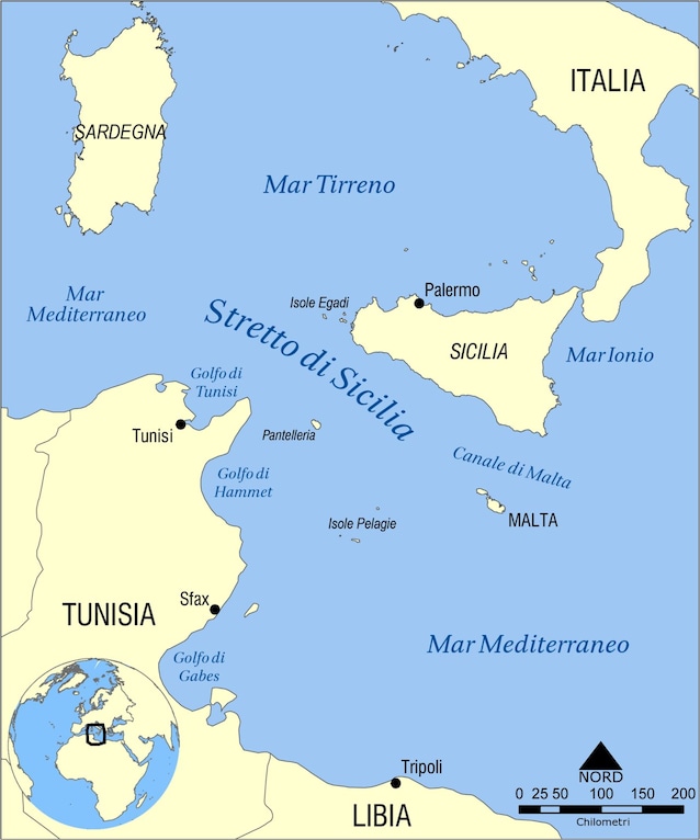 Malta nel Canale di Sicilia