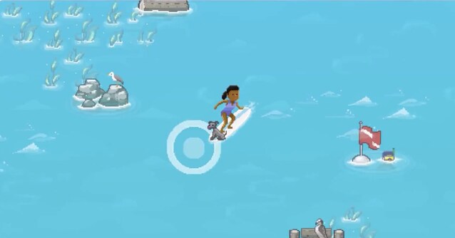 gioco surf easter egg