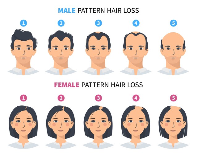 alopecia androgenetica uomo donna