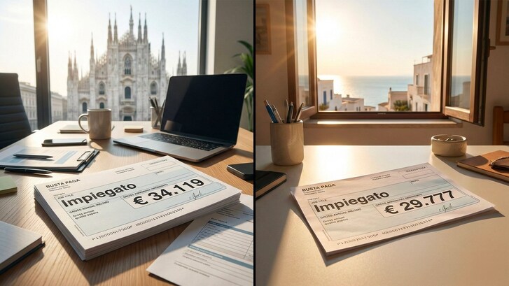 differenze salari nord sud geopop