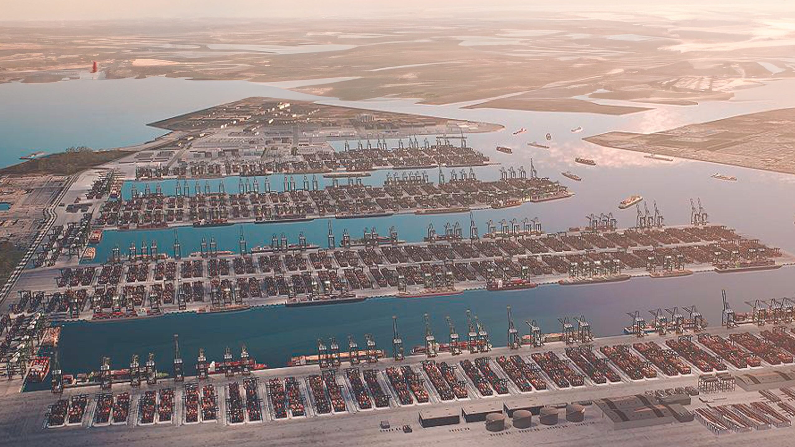 Il maxi-progetto per il Tuas Port a Singapore: passeranno da qui 65 milioni di container all’anno