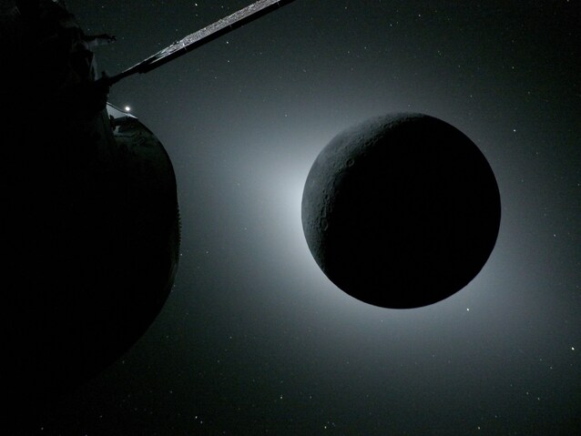 eclissi sole orion artemis 2