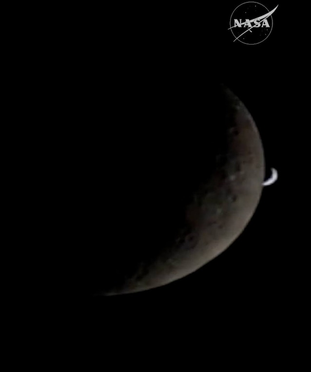 occultazione terra luna