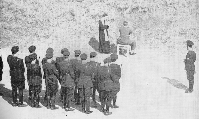 Esecuzione dell'esecuzione di Pietro Caruso, ex questore di Roma, collaborazionista del nazismo (Wikimedia Commons)