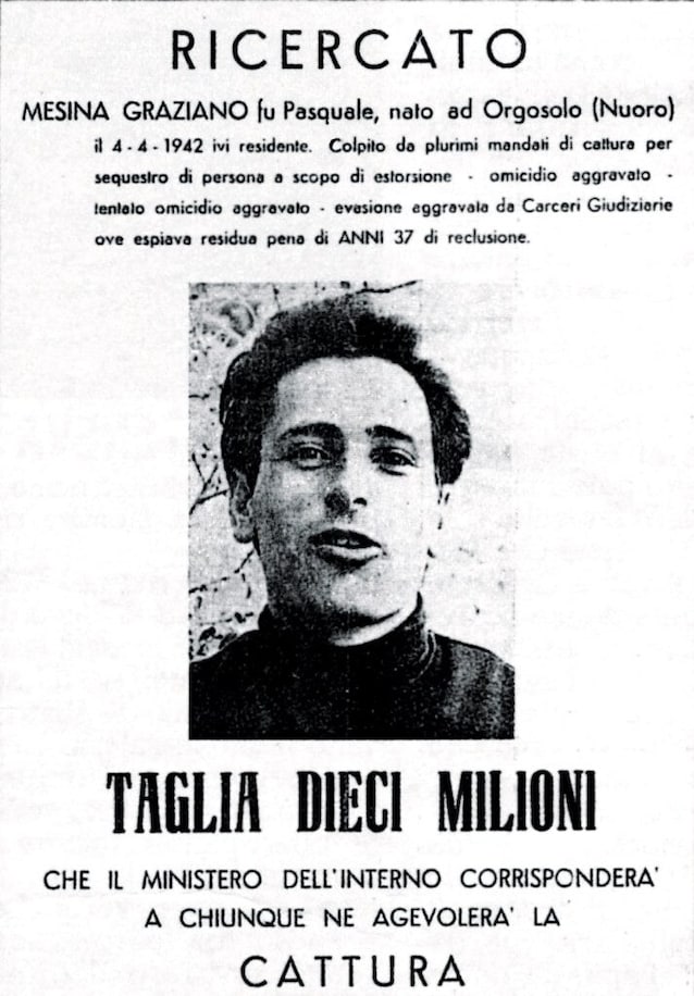 Manifesto con la taglia su Mesina (ilmanifesto.it)