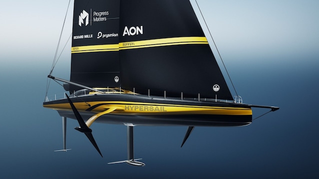 chiglia foil giallo fly hypersail