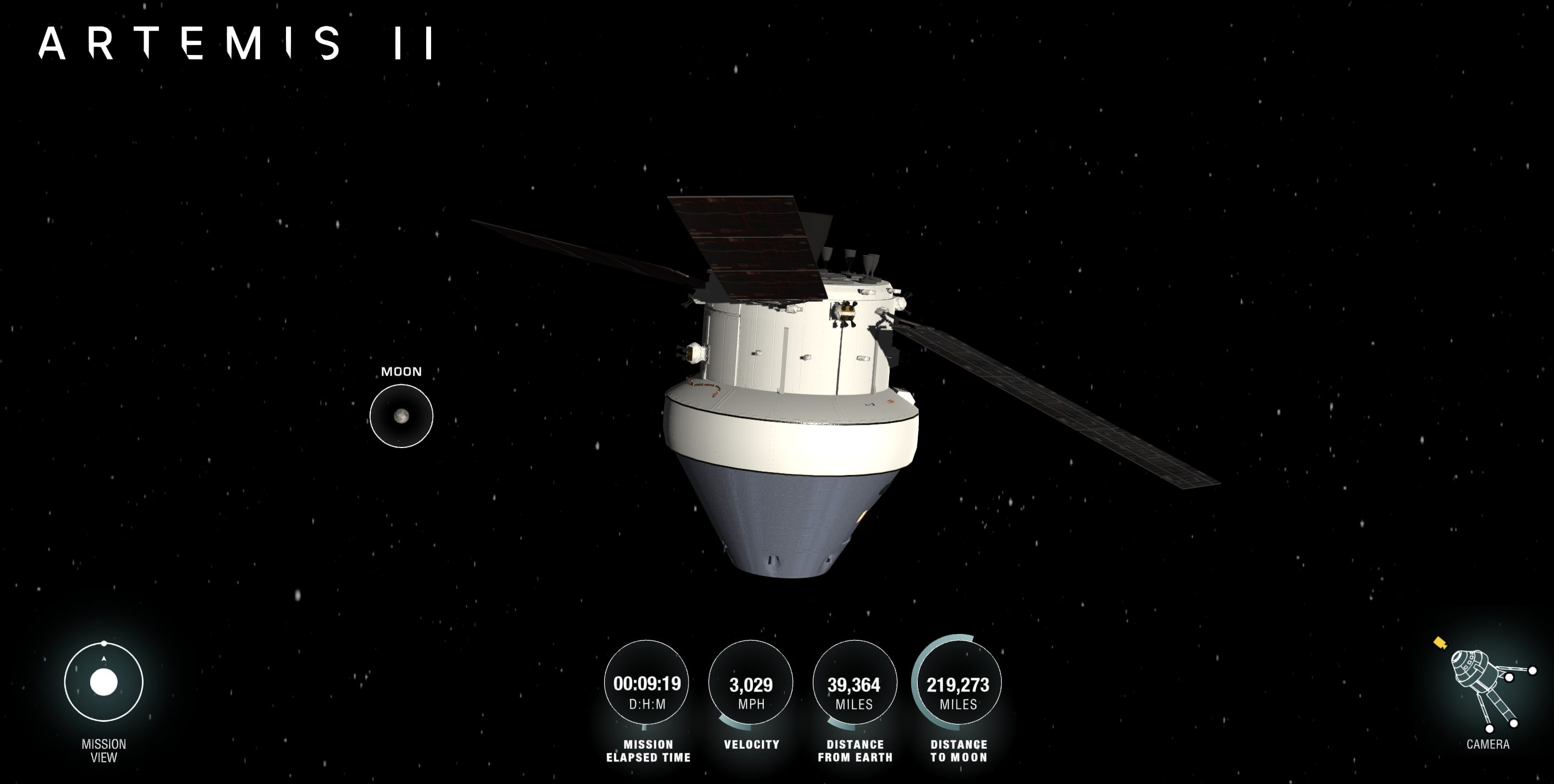 artemis 2 tracker