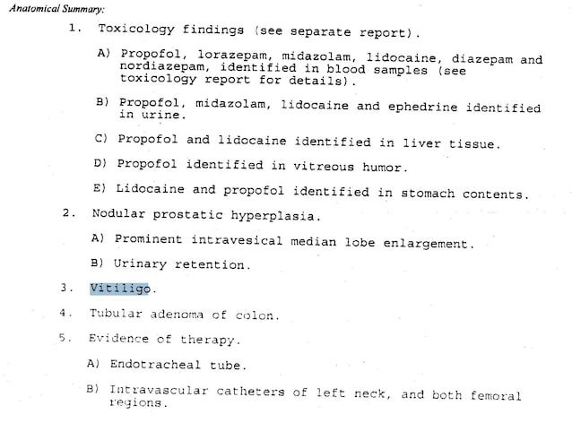 autopsia micheal jackson
