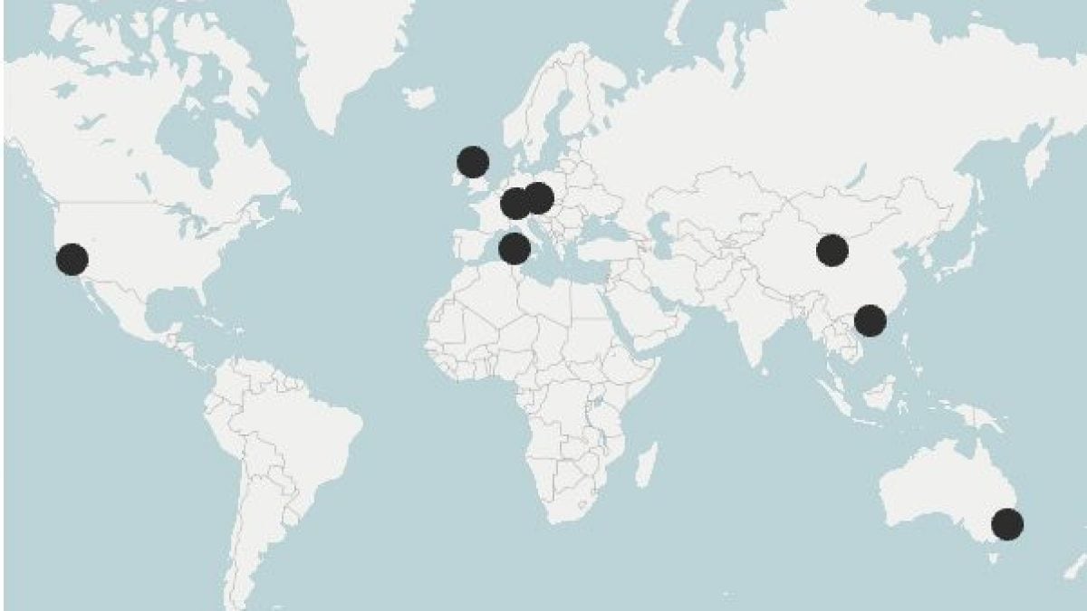 mappa batterie gravità mondo