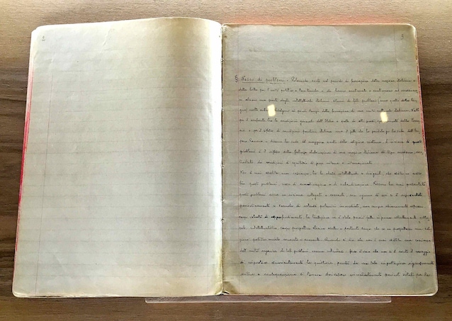 Una pagina dei Quaderni