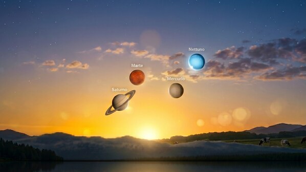 allineamento pianeti mercurio saturno marte nettuno