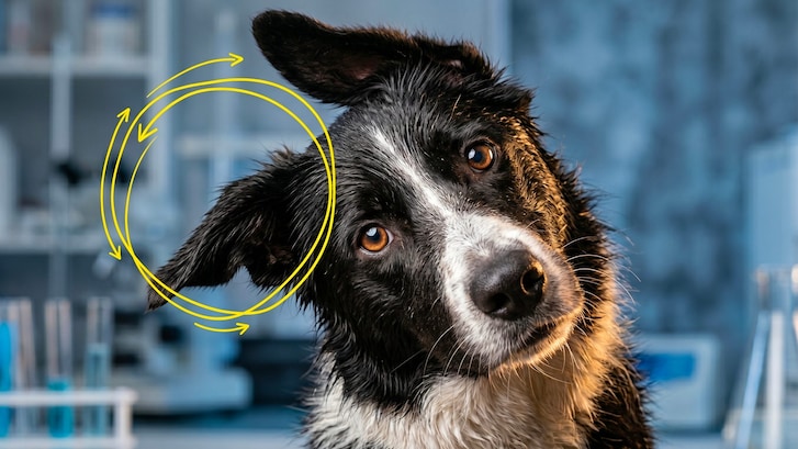 cani girano testa