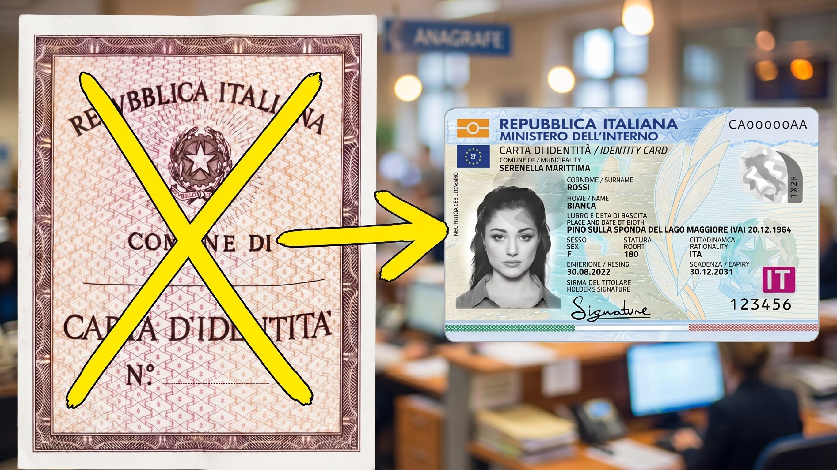 carta identità cartacea non valida agosto 2026