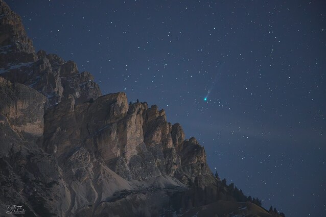 cometa panstarrs cortina