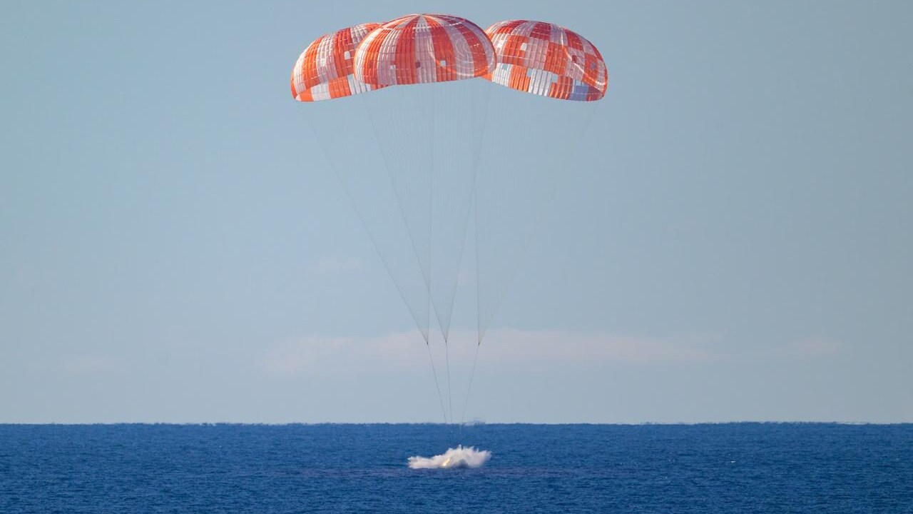 splashdown artemis