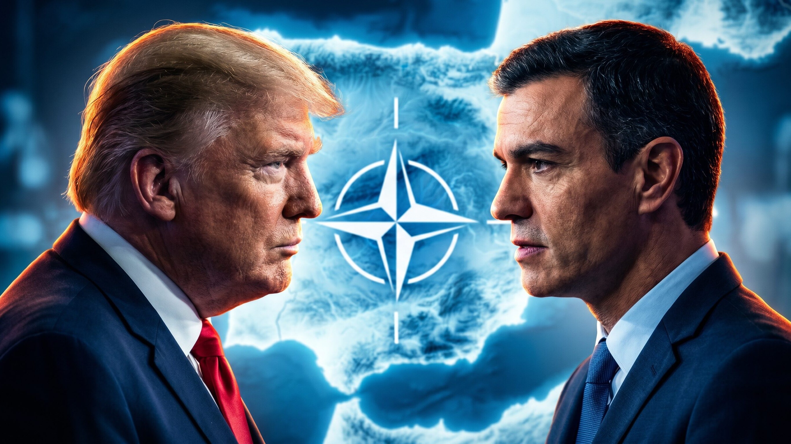trump sanchez spagna fuori dalla nato espulsione
