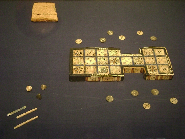 Componenti del Gioco reale di Ur
