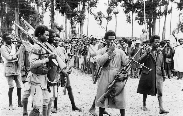 Guerriglieri etiopi in Addis Abeba dopo la liberazione del 1941 (Wikimedia Commons)