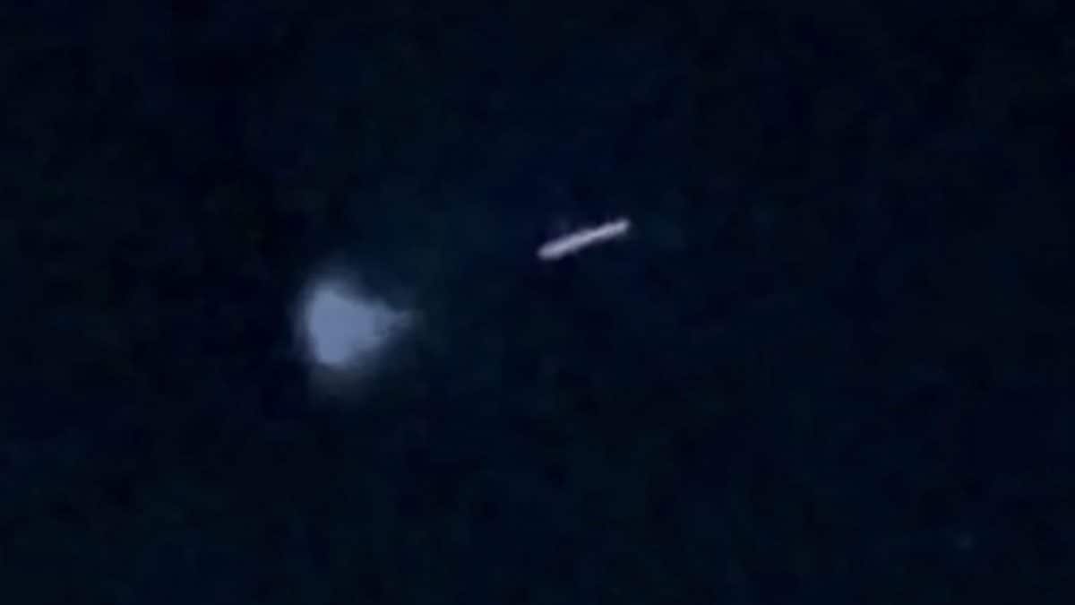 scia luminosa italia starlink spacex