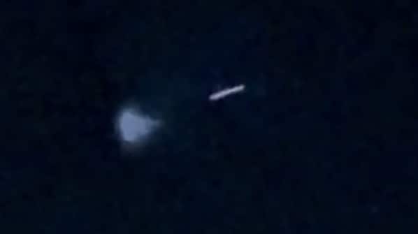 scia luminosa italia starlink spacex