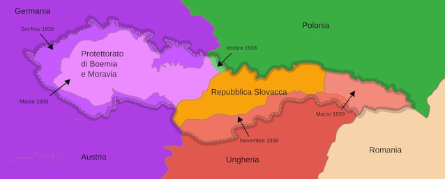 Spartizione della Cecoslovacchia nel 1938-39